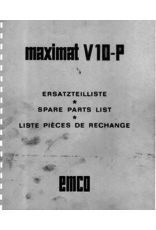 Diverse PDF- EMCO  Maximat V10 draai-frees combi