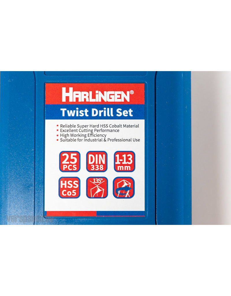 Harlingen Harlingen - 25 delige HSS-Co Boorset 1-13mm