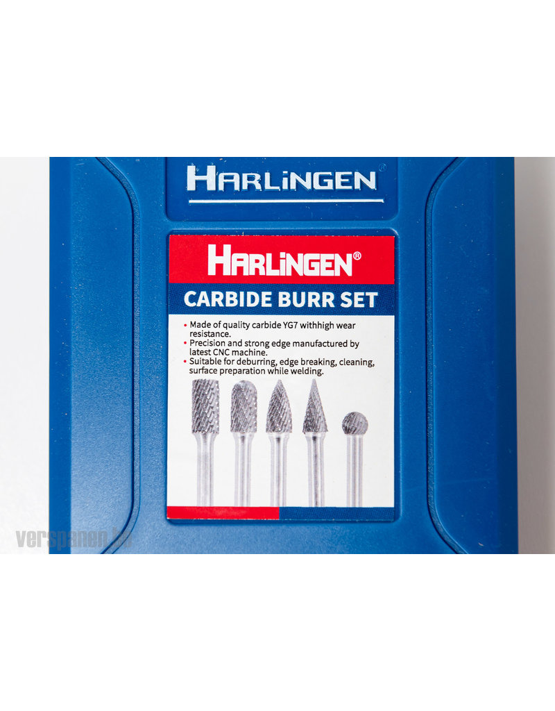 Harlingen Harlingen - VHM 5-delige stiftfrezenset - 6mm schacht