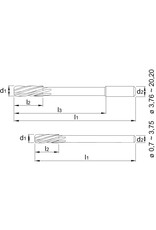 Phantom Phantom HSS-E Machineruimer - Cilindrisch - AlCrN-X