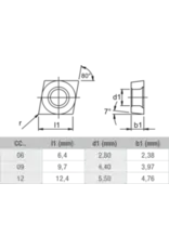 Phantom Phantom Wisselplaat CCGT 060204 - Aluminium (Prijs per stuk)