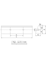 Torax Torax Getrapte bek voor machineklem 150x40mm