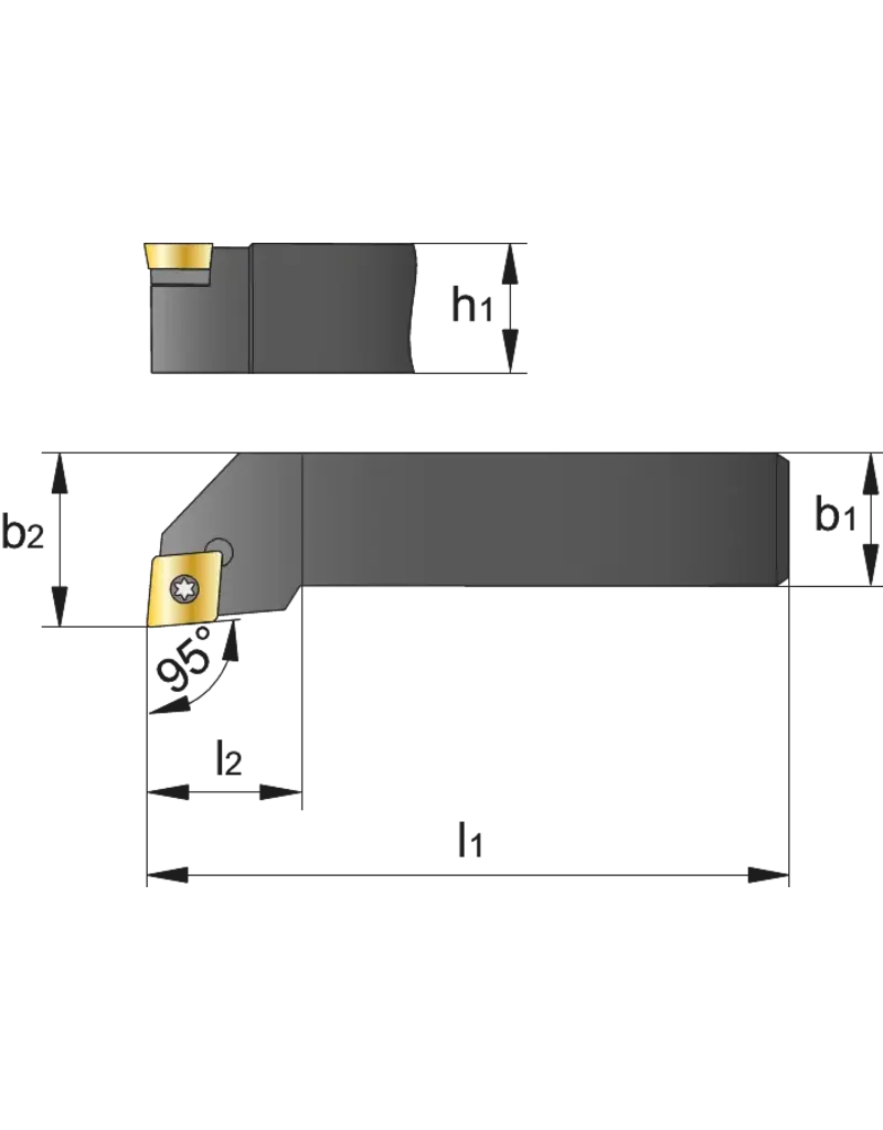 Phantom Phantom Mesbeitel 95° SCLCR 1212 F09