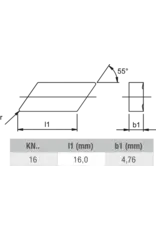 Phantom Wisselplaat KNUX 160405 R0.5