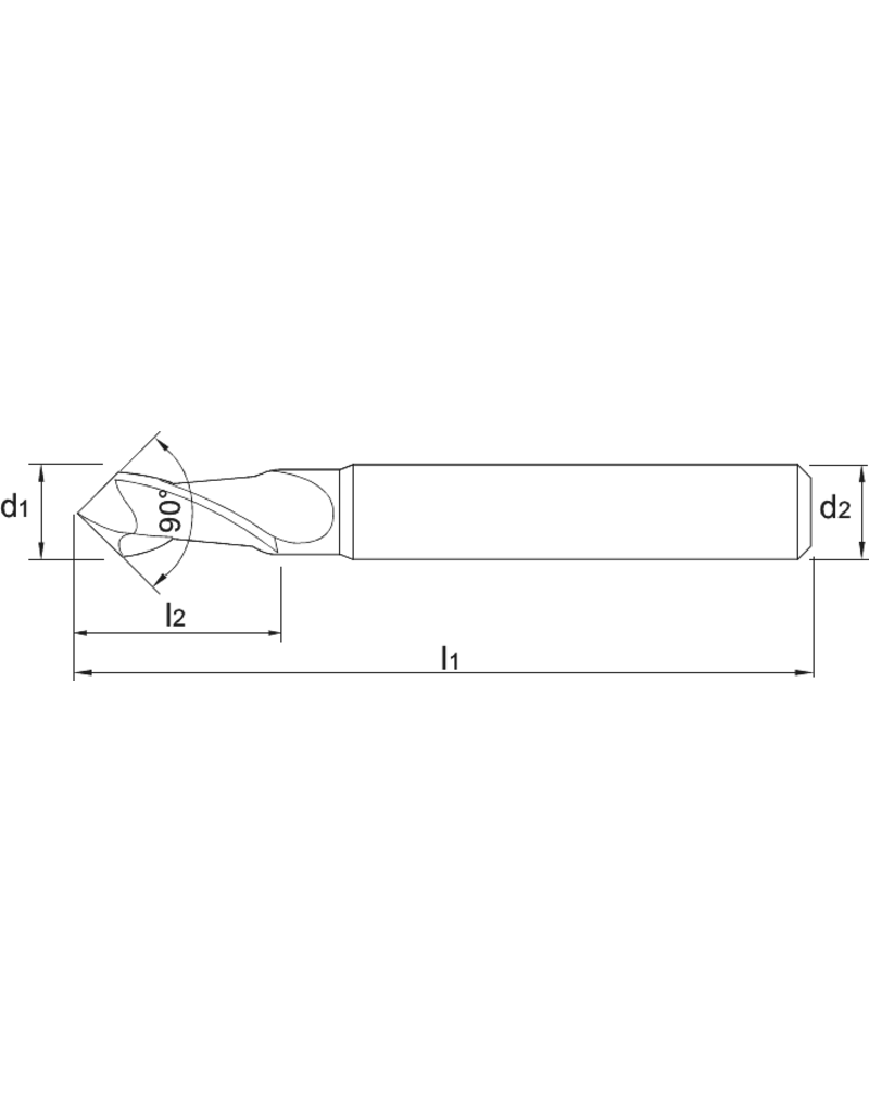 Phantom Phantom VHM Mult-frees AlTiN, 90°