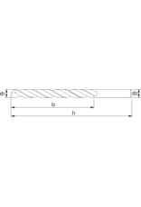 Phantom Phantom HSS Spiraalboor TiN-tip 1-9 mm