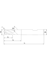 Phantom Phantom VHM Vari-frees, 4-snijder HP2 AlCrN 1,5-5xD