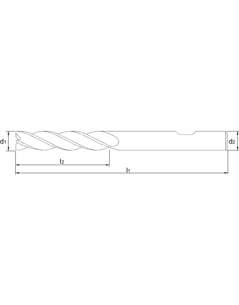 Phantom Phantom HSS-E Schachtfrees, 4-snijder extra lang