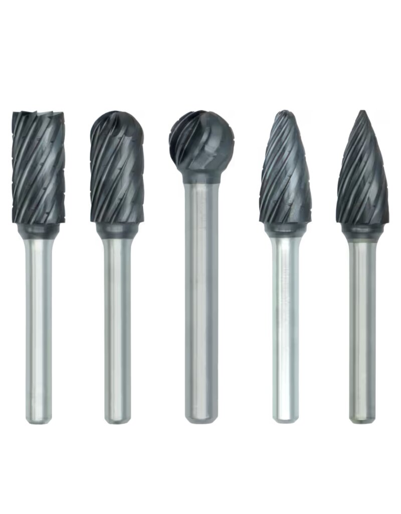 Phantom HP2 UNI Hardmetaal Set Stiftfrezen AlTiN-X Form B‚ C‚ D‚ F‚ G