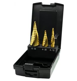 Phantom HSS Set Gespiraliseerde Plaatborenset‚ Ergo-Step TiN