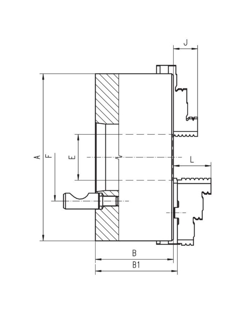 Bison Bison | 3-Klauw, Zelfc, Staal, Type 3544,