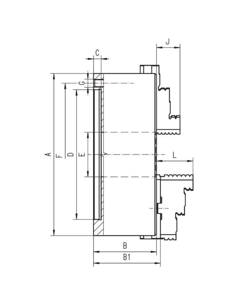 Bison Bison | PREMIUM 3-Klauw, Zelfc, Staal, Type 3505,