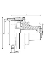 Bison Bison | 15C Spantangklauwplaat, Type 3960,