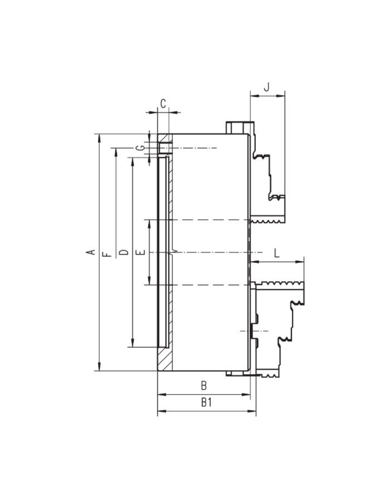 Bison Bison | 6-klauw, Zelfc, Staal, Type 3806,