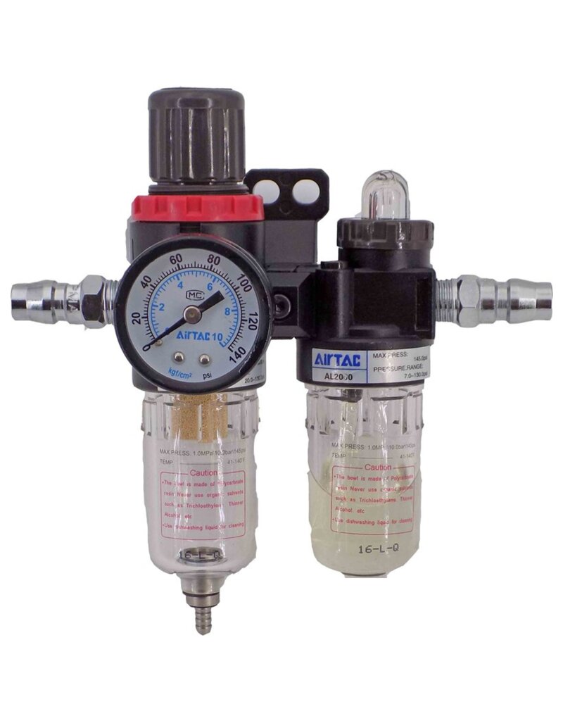 Air Regulator Unit Inc. Air Prep Bottles
