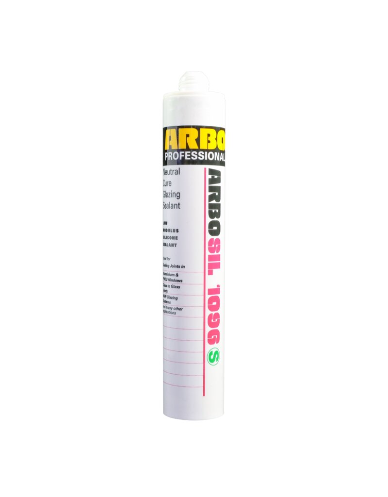 Grey Arbosil 1096 Silicone Sealant RLX Safety Glass