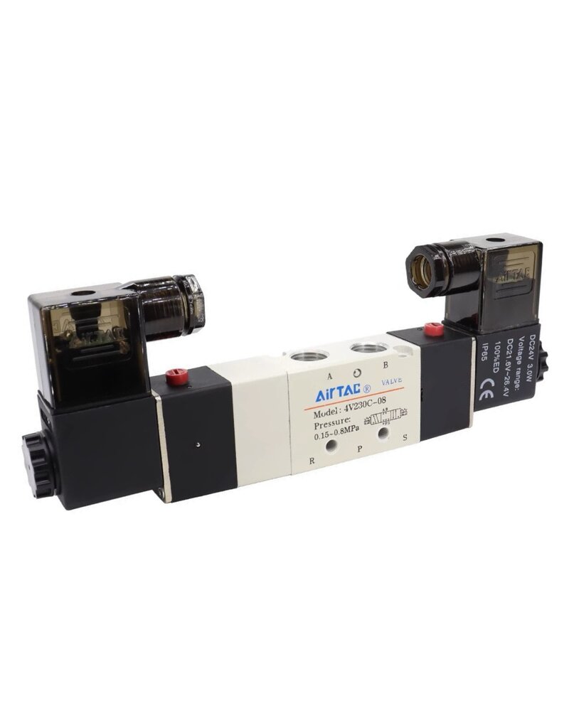 Airtac Solenoid Dual 24VDC 5/3 Way (TMC/2-OP)