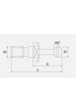 Phantom Pull Stud BT40 - MAS403