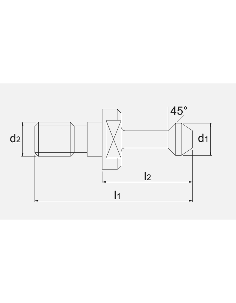 Phantom Pull Stud BT40 - MAS403