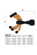 Techno Piu Schuurtoestel voor draaibank model SBH M10