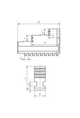 Bison Bison | Harde Uitw. Bekken, 3St.
