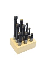 Harlingen HM-Tip boorbeitels voor kotterkop ø12mm - 9stuks