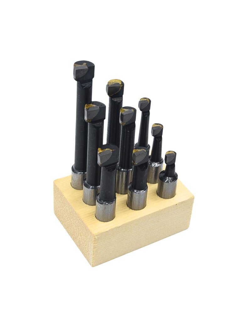 Harlingen HM-Tip boorbeitels voor kotterkop ø12mm - 9stuks