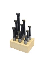 Harlingen HM-Tip boorbeitels voor kotterkop ø12mm - 9stuks