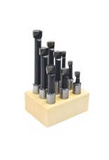 Harlingen HM-Tip boorbeitels voor kotterkop ø12mm - 9stuks