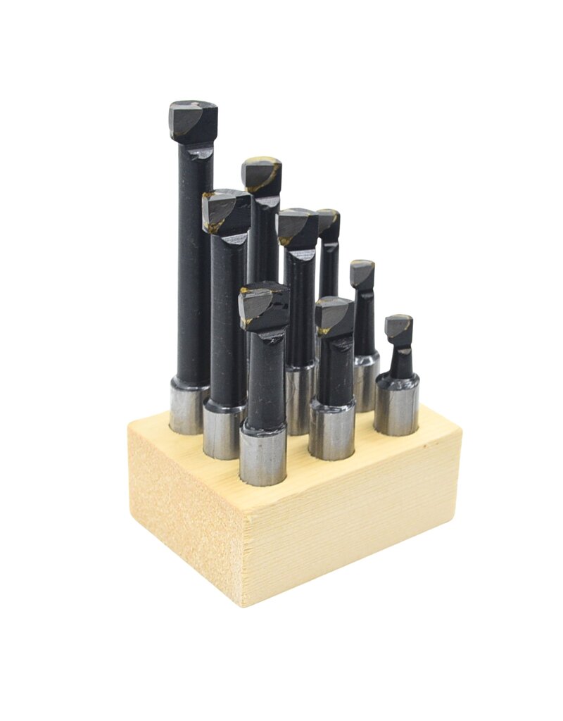 Harlingen HM-Tip boorbeitels voor kotterkop ø12mm - 9stuks