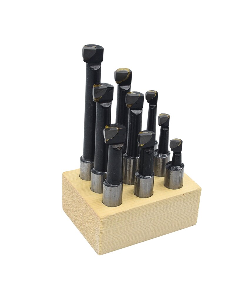 Harlingen HM-Tip boorbeitels voor kotterkop ø12mm - 9stuks