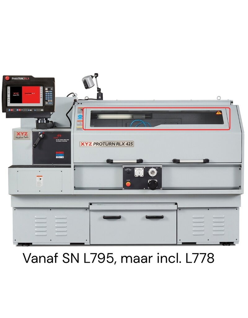 Window Glass 320 x1504 x 20.6 SLX / RLX 425 2M 555 Lathe New