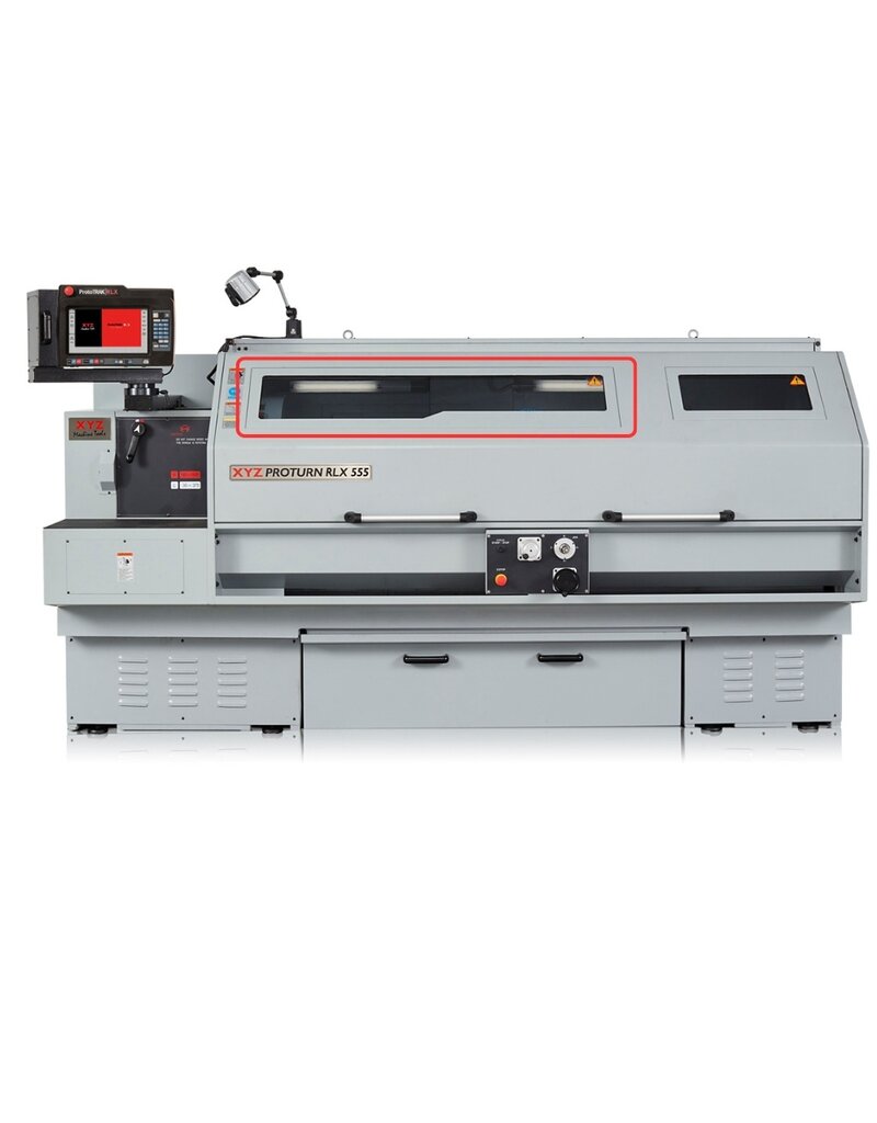 Window Glass 320 x1504 x 20.6 SLX / RLX 425 2M 555 Lathe New