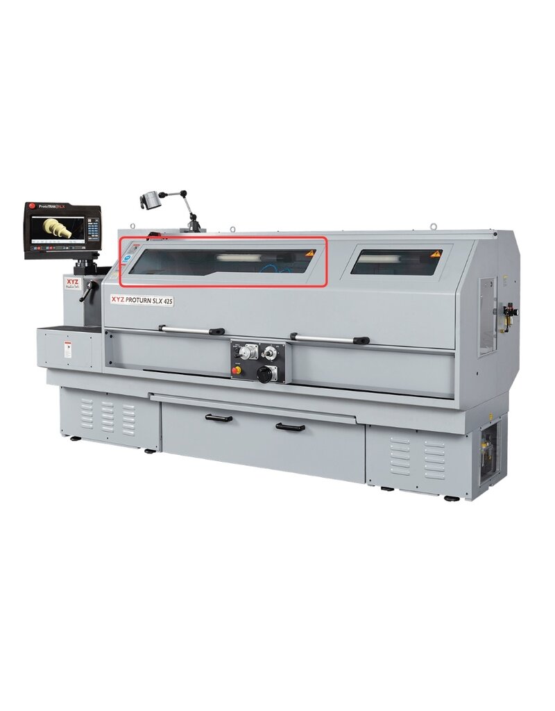 Window Glass 320 x1504 x 20.6 SLX / RLX 425 2M 555 Lathe New