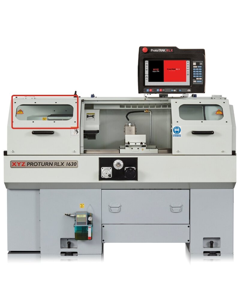 Window Glass 537 x 217 x 19.9mm for Door on SLX / RLX 1630 L