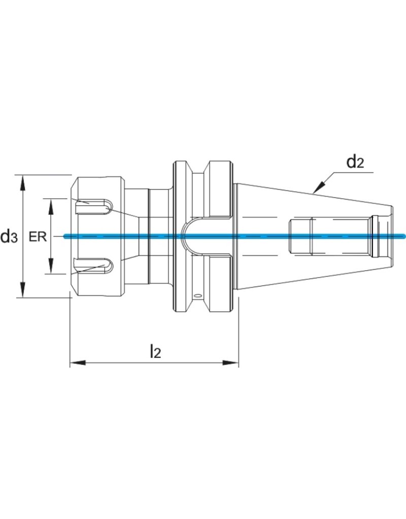 Phantom Spantanghouder BT30 - ER32