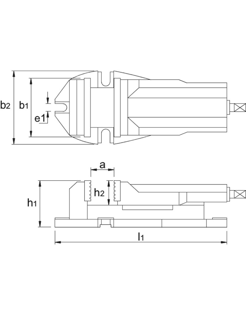 Bison Bison Machinespanklem Type 6512