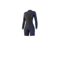 Mystic brand longarm shorty 3/2 Bzip Flatlock women