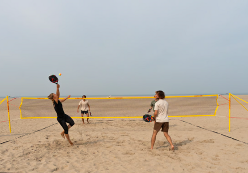 Summer beach tennis tournament 