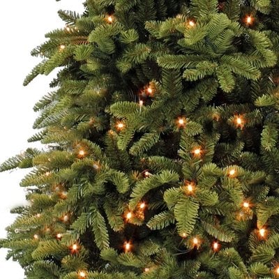 Abies Nordmann DELUXE Slim (smal) LED - Groen - Triumph Tree kunstkerstboom