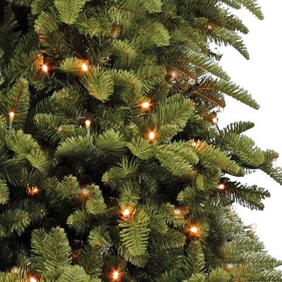 Abies Nordmann DELUXE Slim (smal) LED - Groen - Triumph Tree kunstkerstboom