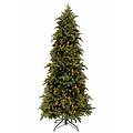 Abies Nordmann DELUXE Slim (smal) LED - Grün - Triumph Tree künstlicher Weihnachtsbaum