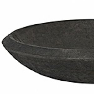 Polystone - Kunststof pot - Plate Smoke - H 13cm