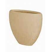 Polystone - Kunststof pot - Oval Natural - H 30cm