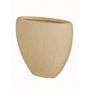 Polystone - Kunststof pot - Oval Natural - H 30cm