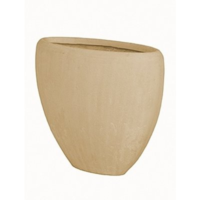 Polystone - Kunststof pot - Oval Natural - H 30cm