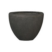 Polystone - Kunststof pot - Oval Smoke - H 30cm