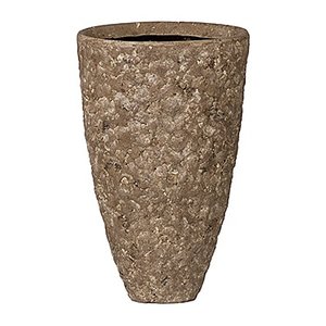 Polystone Rock - Kunststof pot - Rockstone Partner Grey Medium - H 27cm