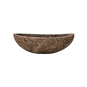 Polystone Rock - Kunststof pot - Boat - H 18cm