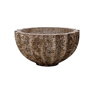 Polystone Rock - Kunststof pot - Bowl - H 30cm